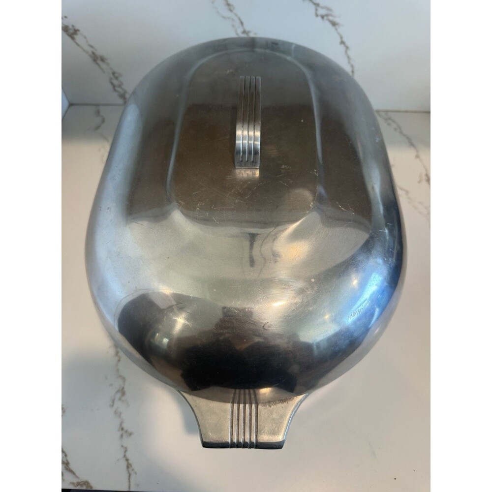 GHC Magnalite 17 QT Cast Aluminum Roaster W/ Lid, With Trivet Dutch Oven - Picture 12 of 14